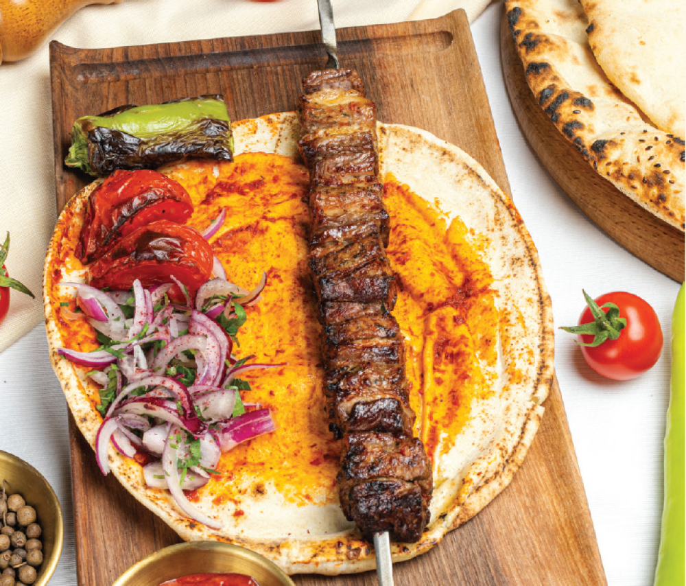 Beef baklava with lamb