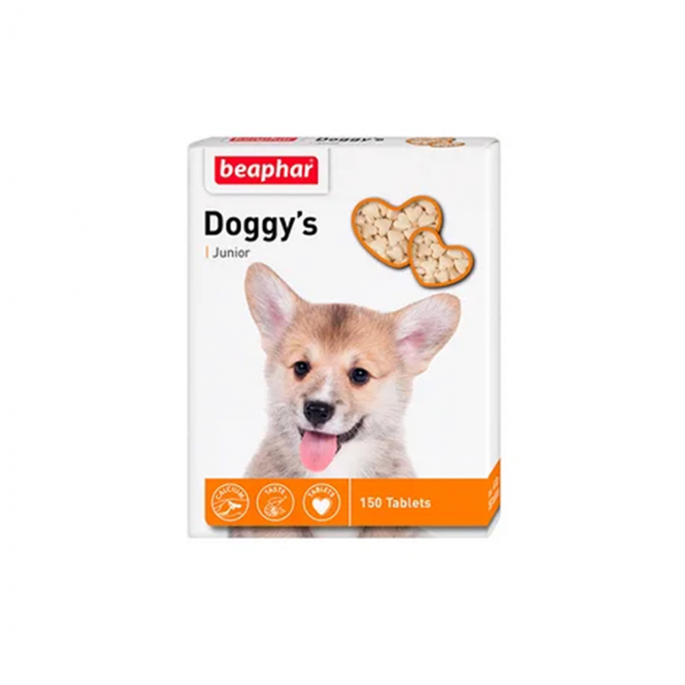 Beaphar Doggy's մանկական վիտամիններ լակոտների համար, 150 հատ