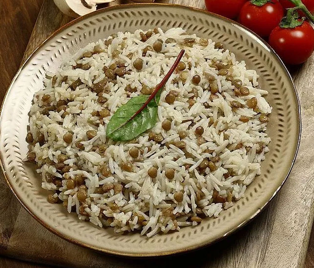 Ոսպով և բրնձով փլավ