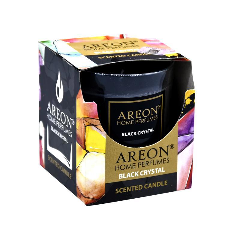 Scented candle "Areon" black crystal 120g