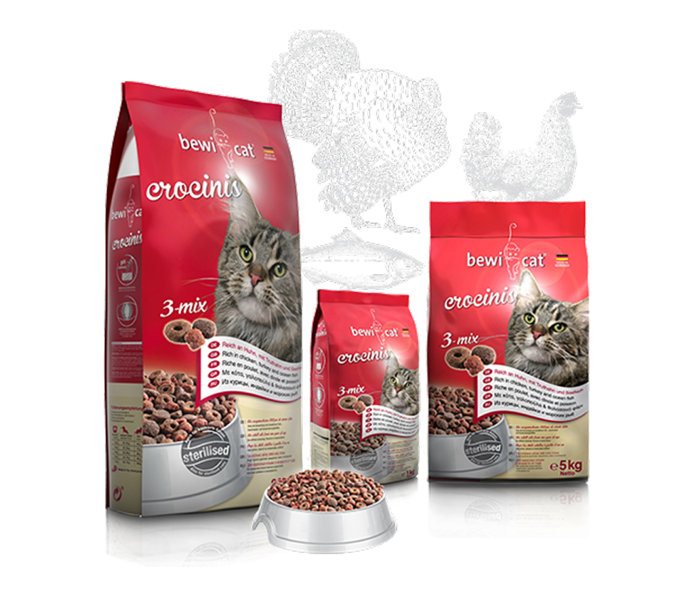 Dry food for cats BEWI CAT Adult Crocinis 20 kg