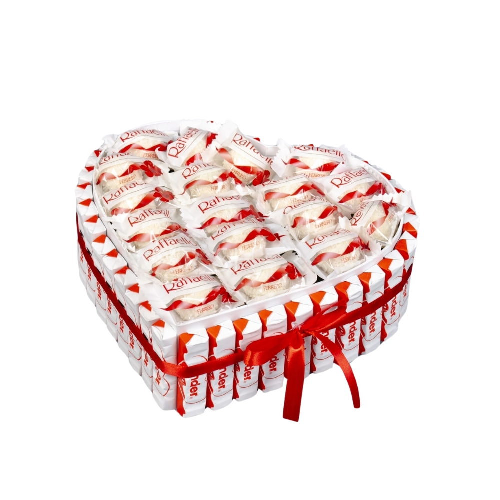 Քաղցր հավաքածու սրտաձև ռաֆֆաելլո