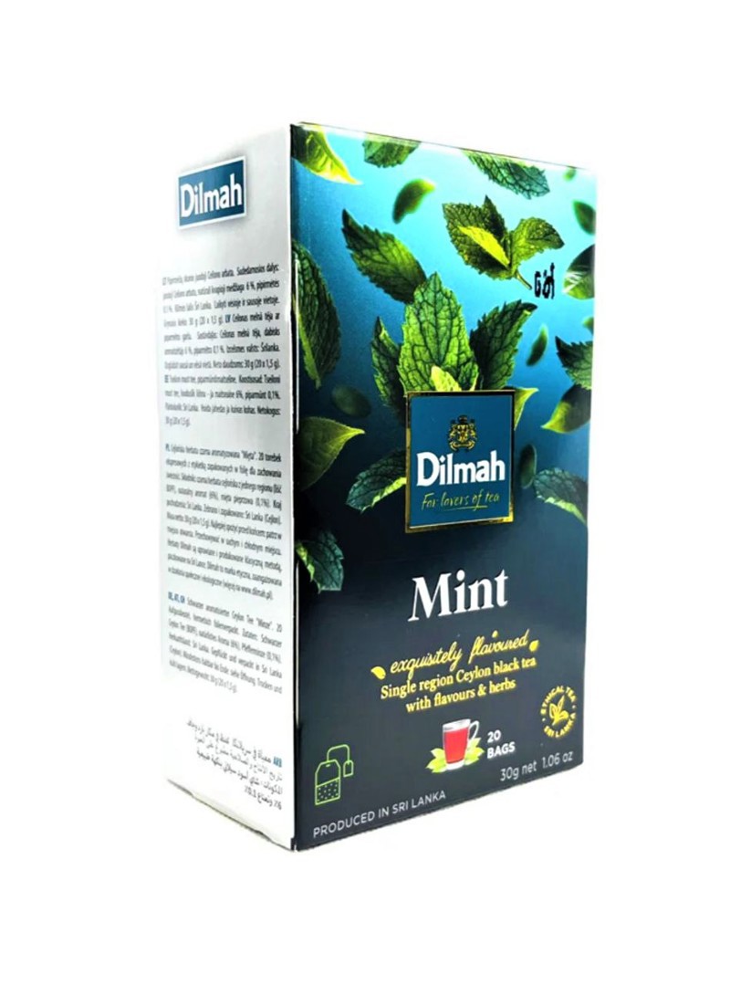 Black tea Dilma mint 20 pieces 30g