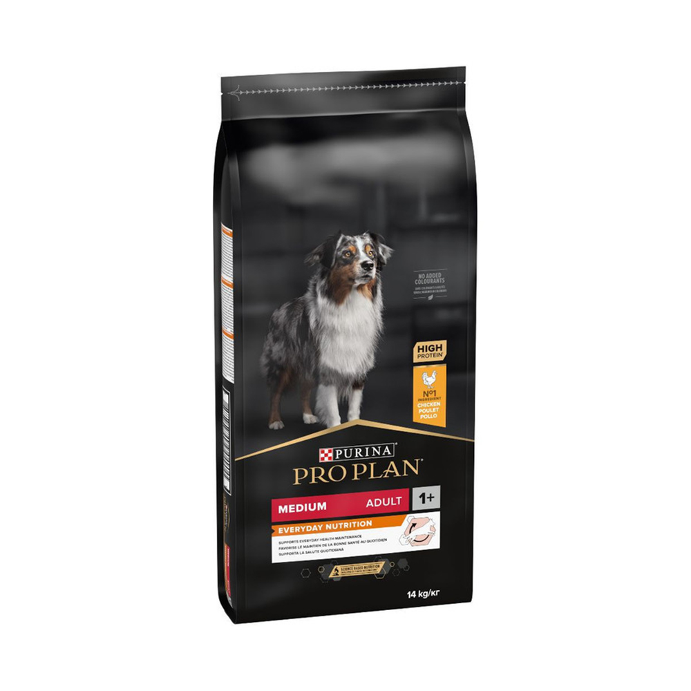 Շան չոր կեր Pro Plan Dog Medium Adult Chicken Rice 14կգ