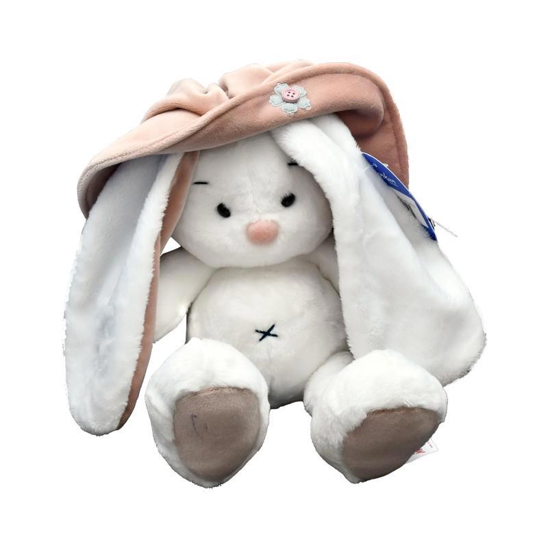 Игр.мягкая Mankan Зайчик в шапке 636