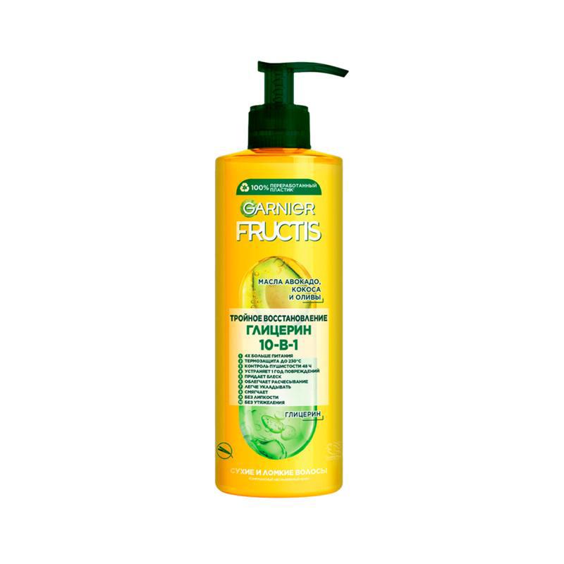 Hair cream "Fructis" triple recovery 10in1 400ml
