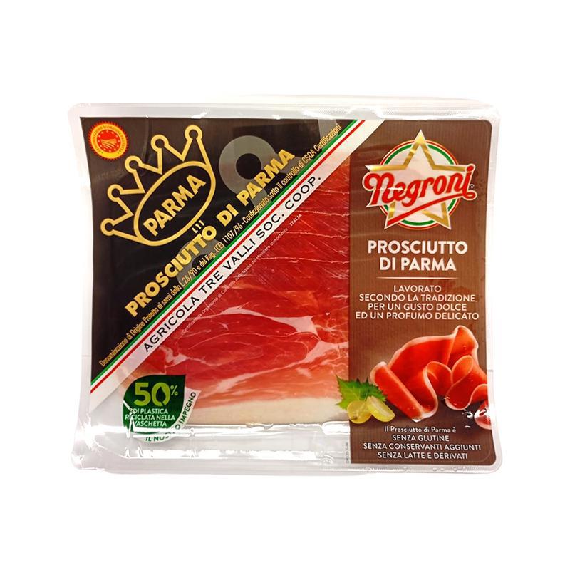 Raw-dried prosciutto "Negroni" Parma, sliced, gluten free 80g