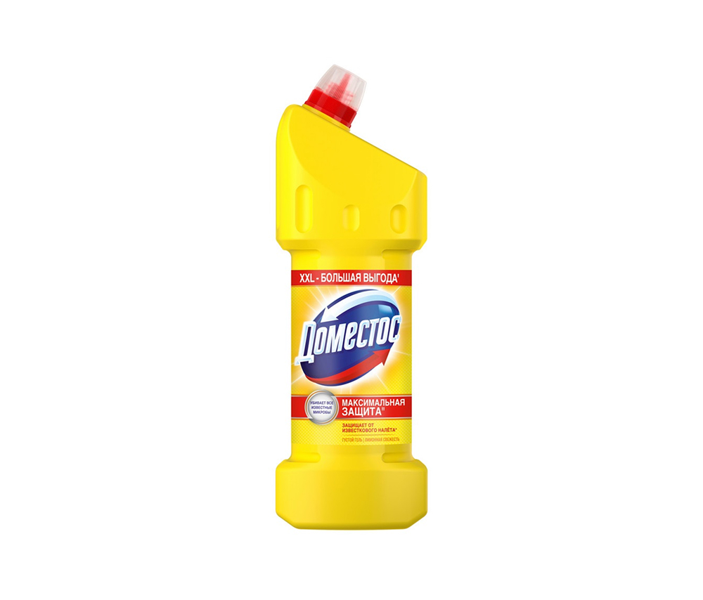 Մաքրող միջոց զուգարանի "Domestos" 1500 մլ․ Լիմոն