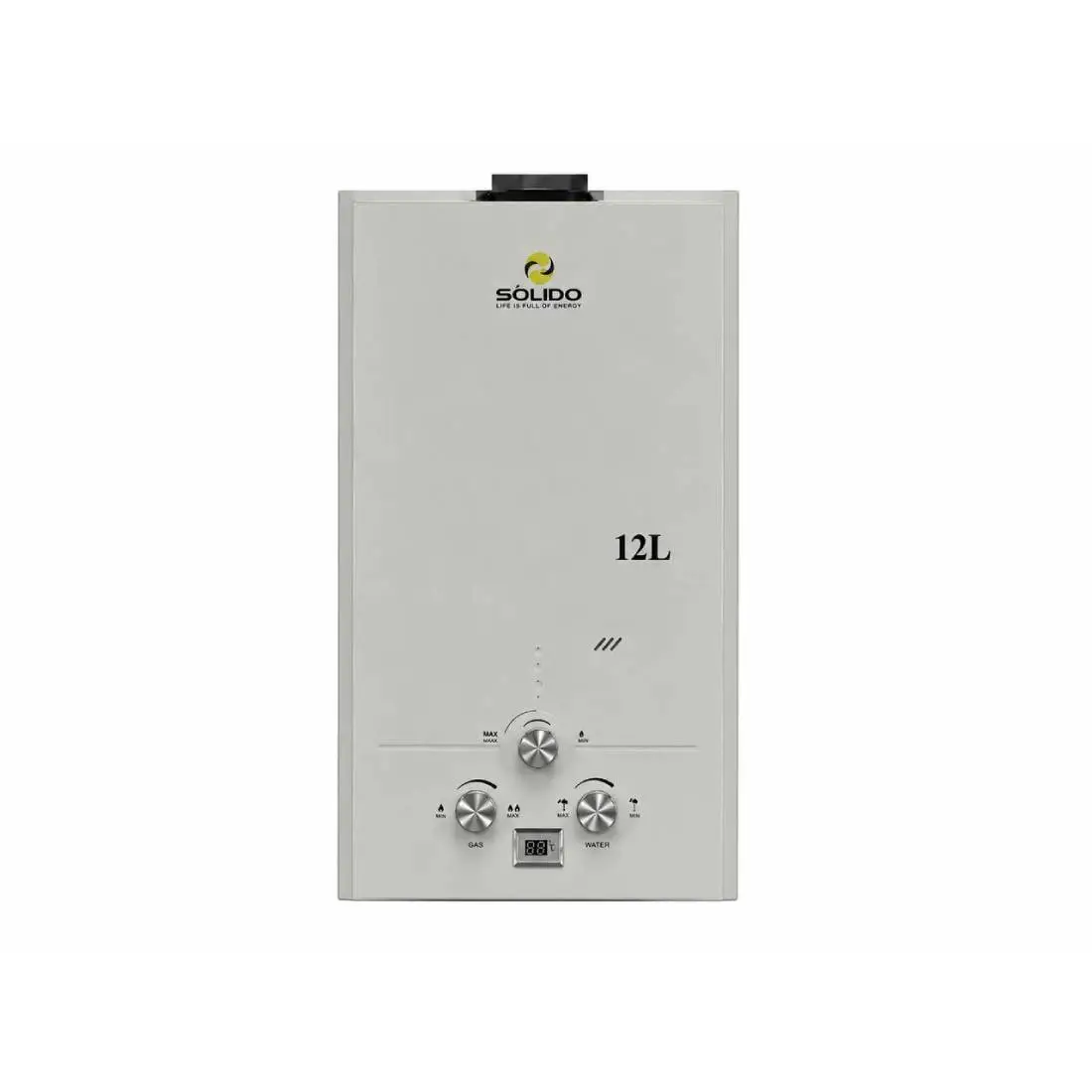 Գազային ջրատաքացուցիչ SOLIDO JSG20-F17 (1720) Turbo 12L Metalic