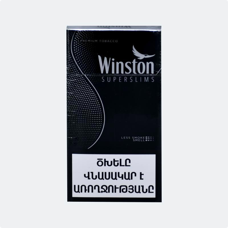 Cigarettes Winston Superslims Black