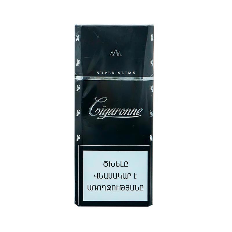Cigarettes "Cigaronne" black SSL