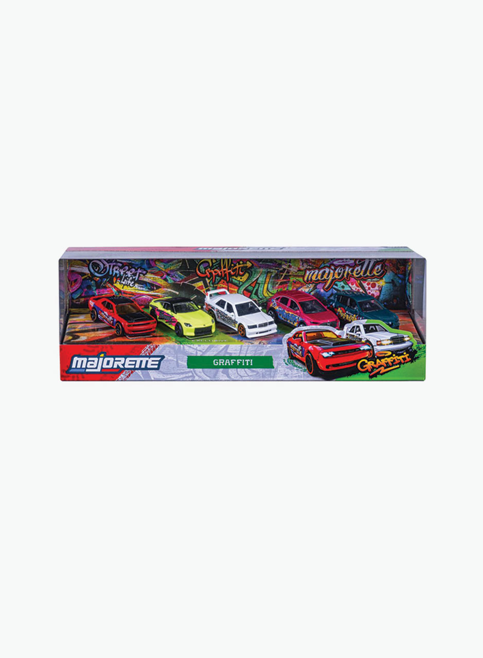 Majorette Set of cars "Graffiti" 5 pcs.