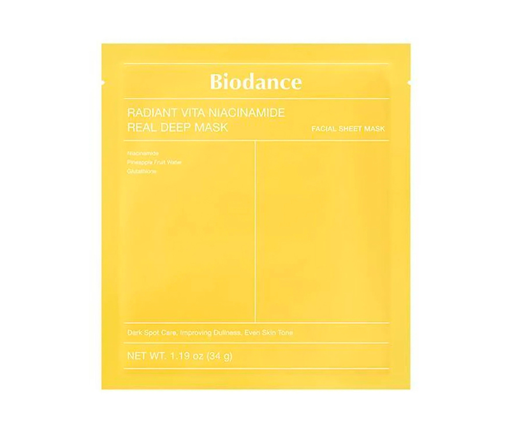 Biodance Ճառագայթող Վիտա Նիացինամիդ Իրական Խորը Դիմակ
1 հատ