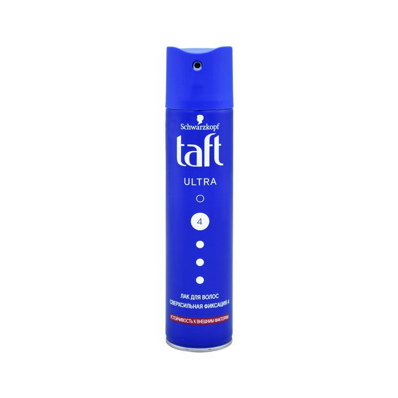 Hair fixation spray "Taft" Ultra, super strong fixing №4 250ml