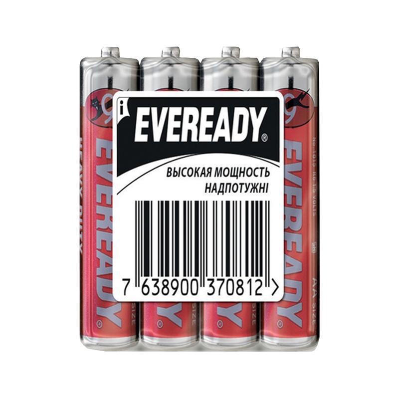 Batteries "Eveready" AA R06 1.5V 4pcs