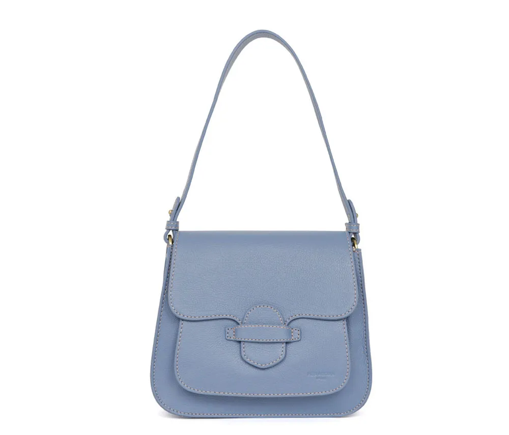 Women's leather bag BleuC
