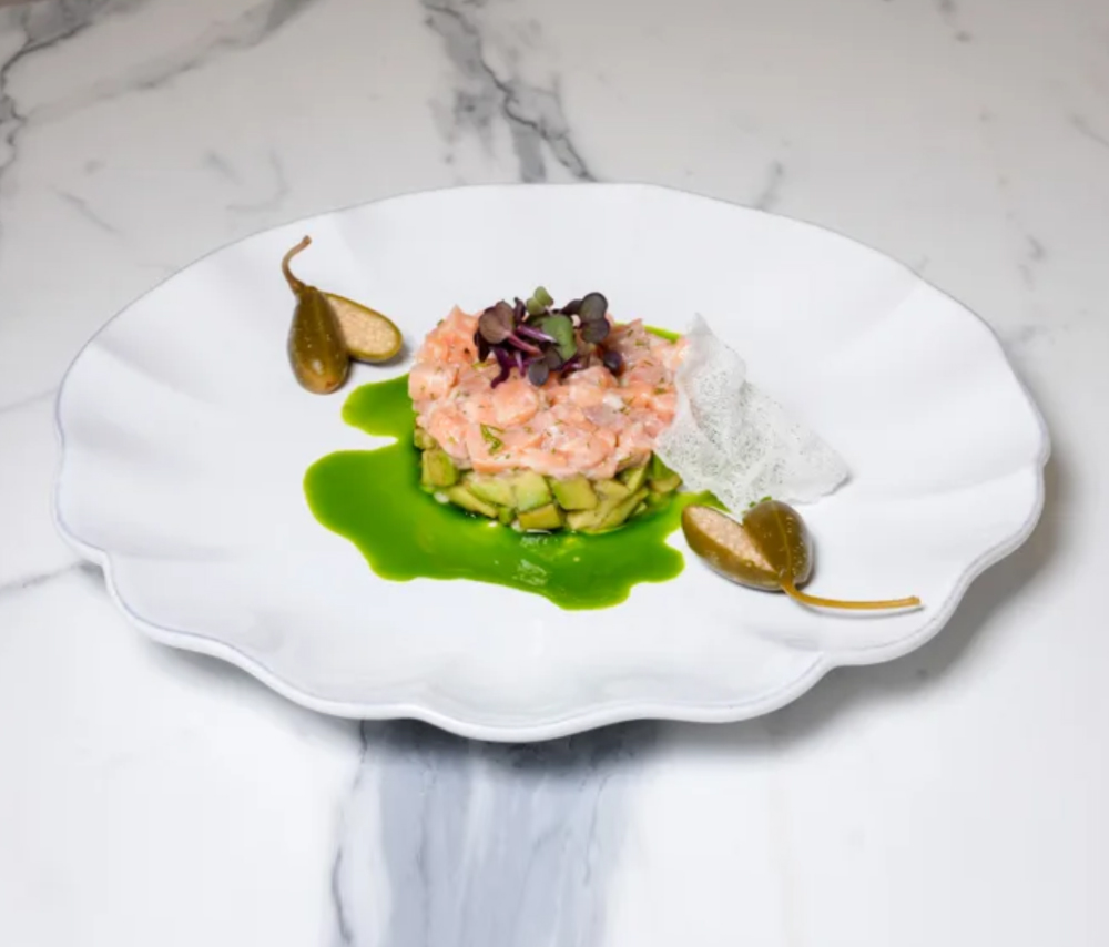 Salmon tartare with avocado