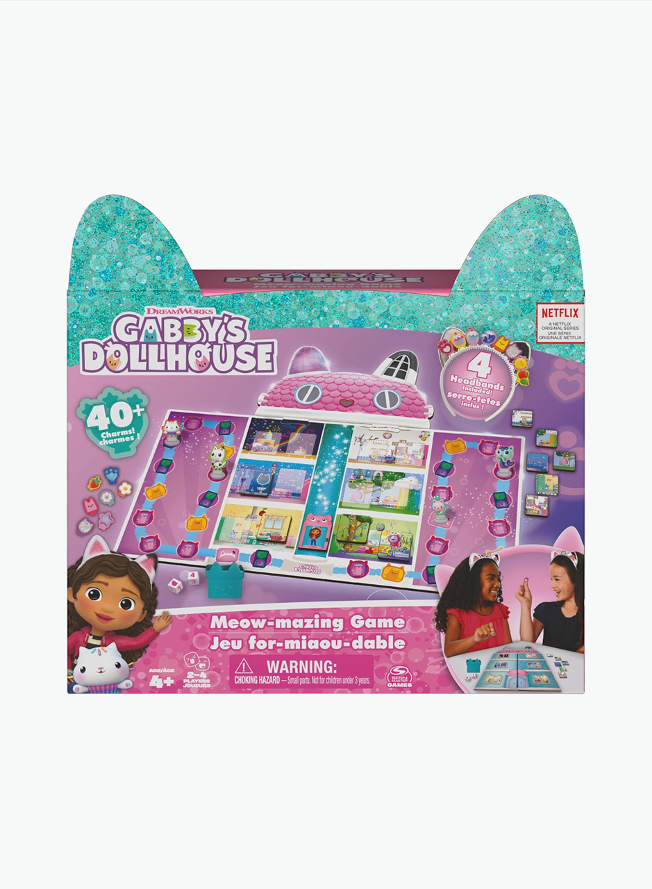 Spin Master Սեղանի խաղ Gabby's Dollhouse "Meow-Mazing"