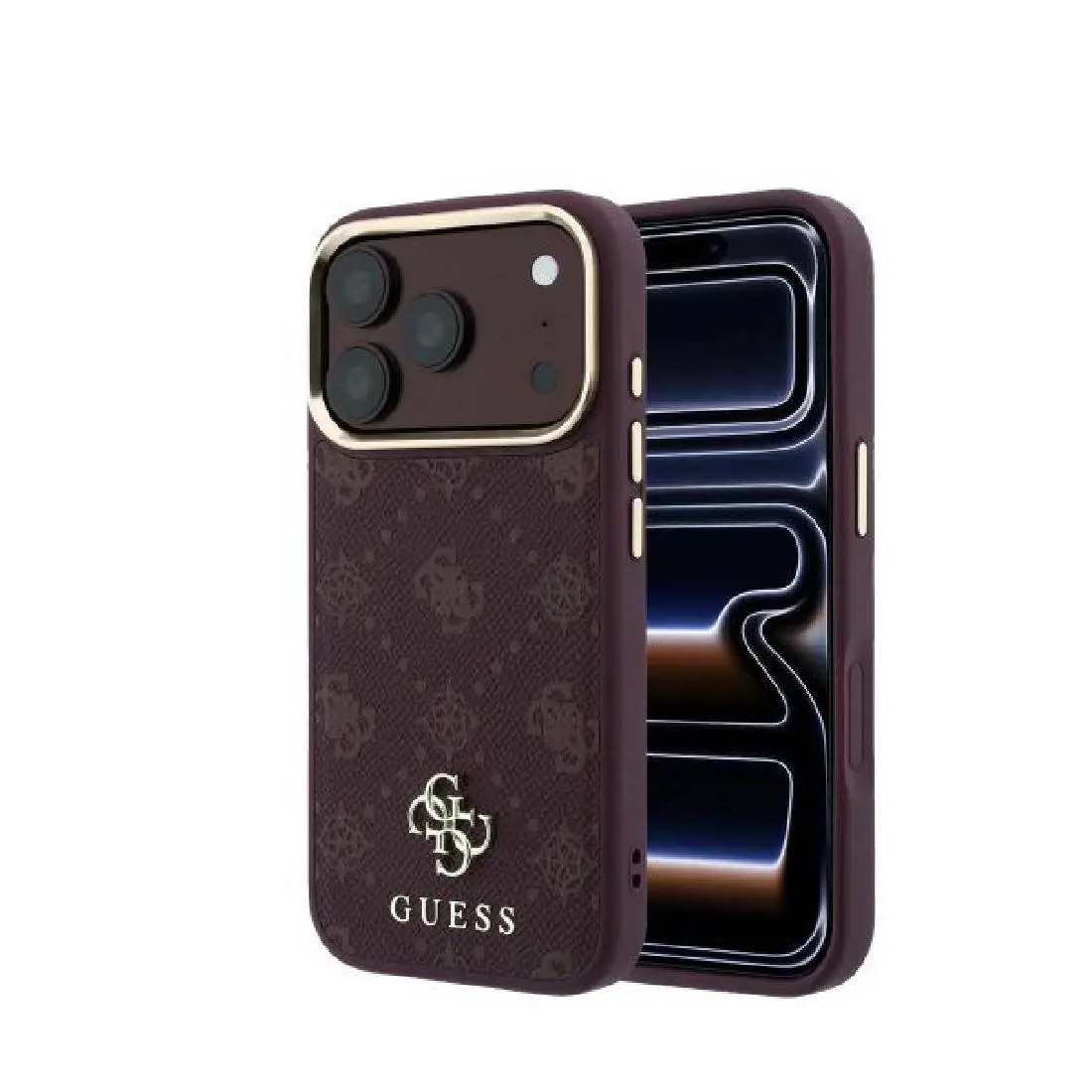 Պատյան iPhone 18 Pro Max Guess Magsafe Peony 4G Hard Small Logo 
