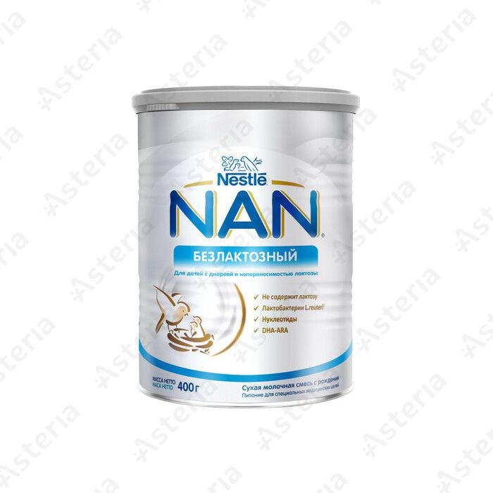 Nan առանց լակտոզա կաթնախառնուրդ 400գ