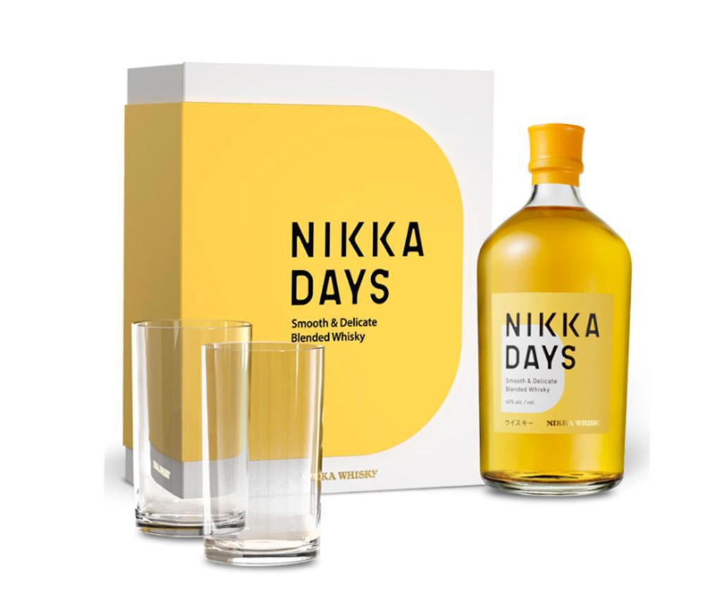 Վիսկի «Նիկկա» Դեյս (տուփով 2 բաժակ) 0.7լ
