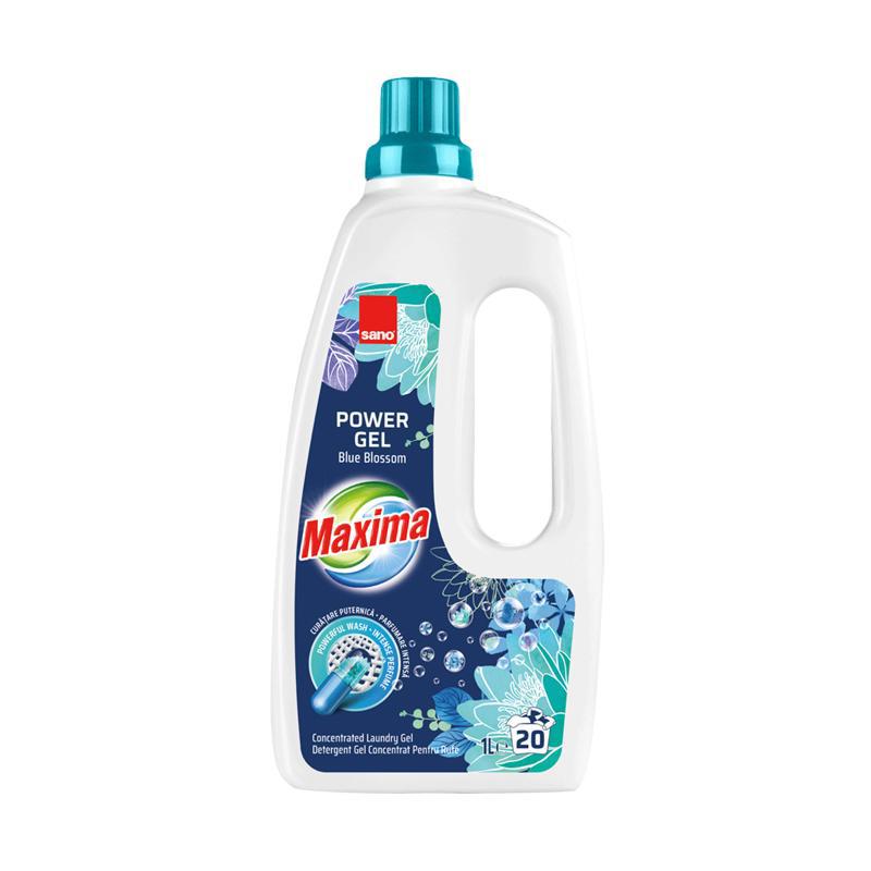 Washing gel "Sano" Maxima, blue blossom 1l