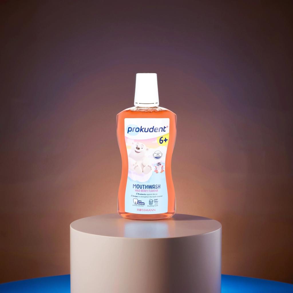 PROKUDENT JUNIOR MOUTHWASH WITH WILD BERRY FLAVOR, 500 ML