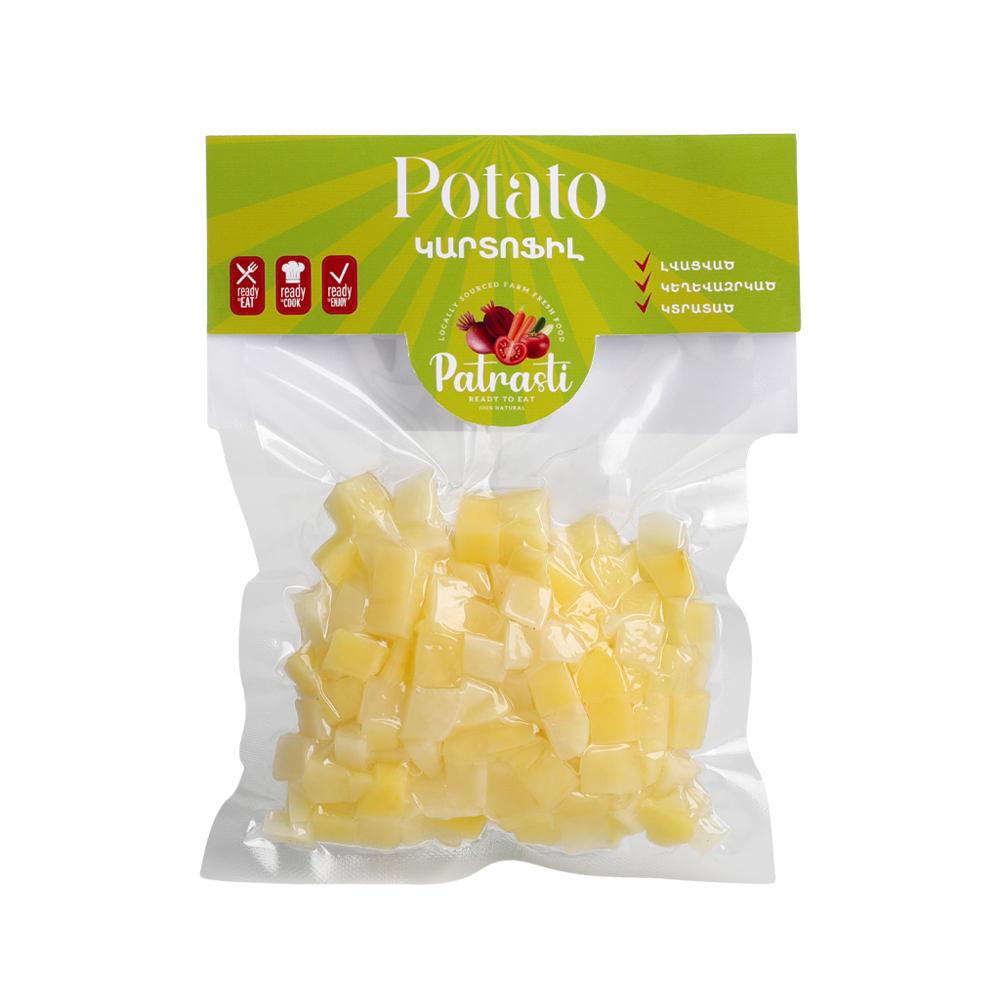 Կարտոֆիլ «Պատրաստի» կտրտած 100գր