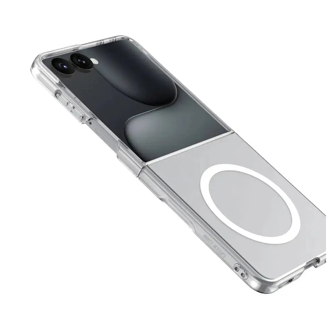 Պատյան Samsung Galaxy Z Flip8 Green Lion Magsafe Delgado PC Clear