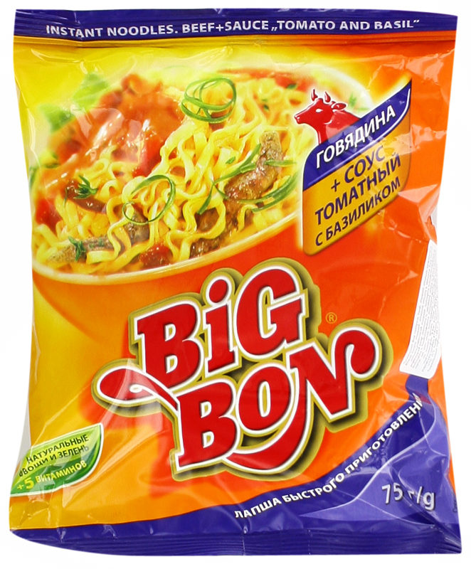 Լապշա տավարի "Big Bon" 75գ