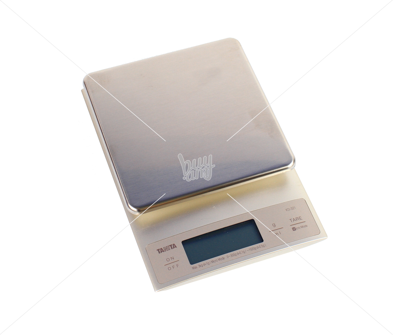 Tanita KD-321 Digital Kitchen Scale 3Kg-Silver