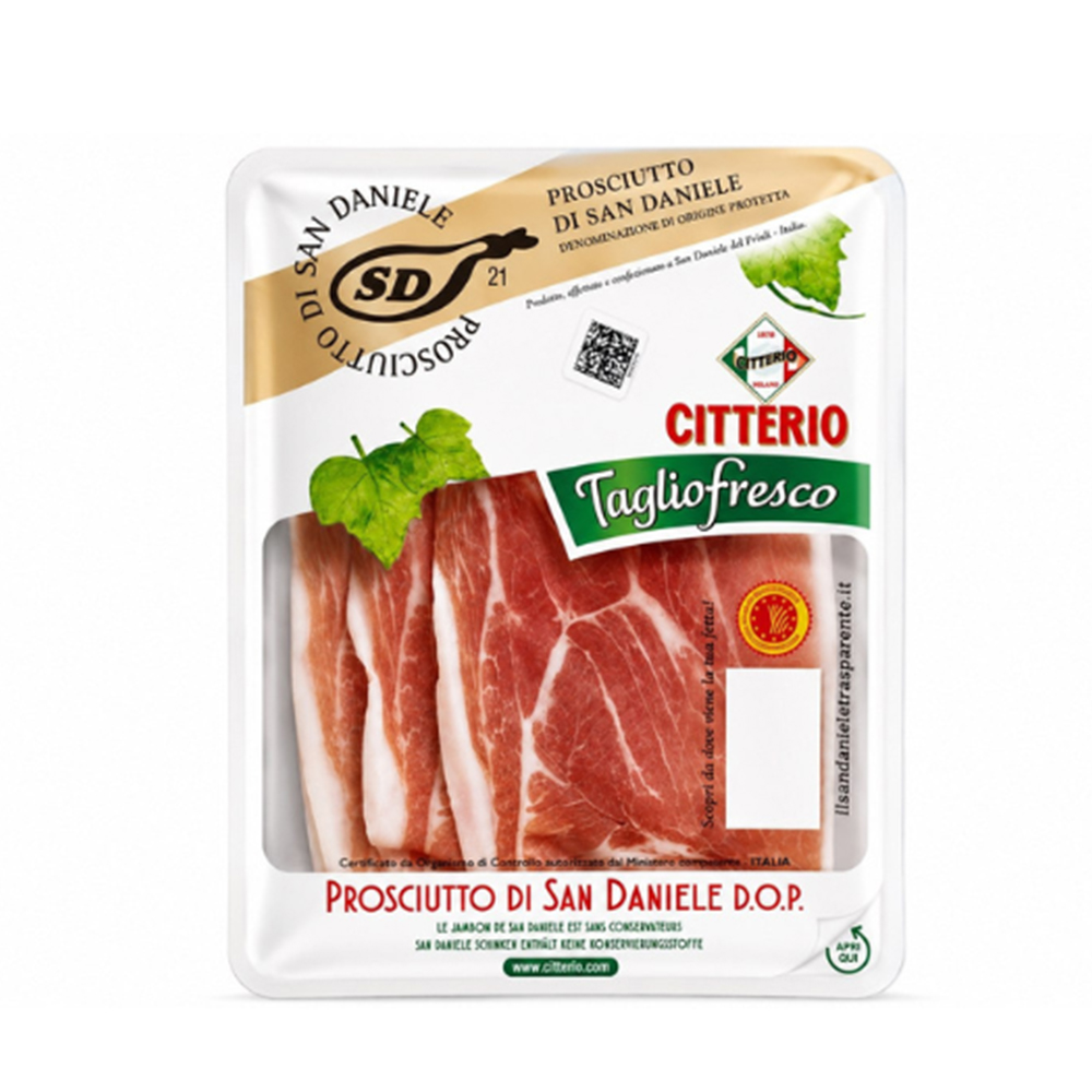 Պրոշուտո կտրատած San Daniele DOP Tagliofresco Citterio, 70 g