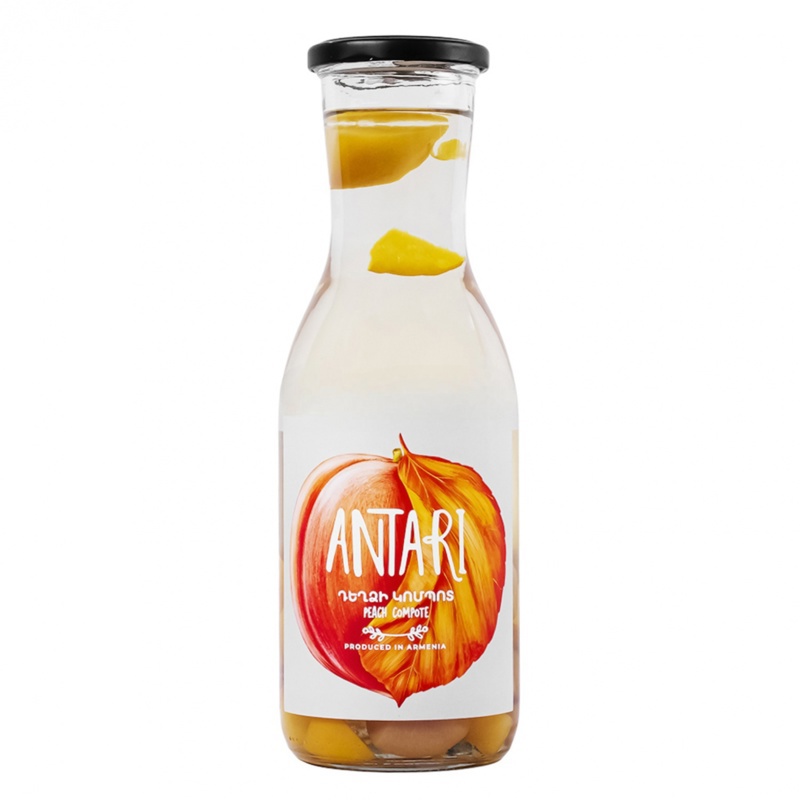 Compote Martin Antari peach 1l can