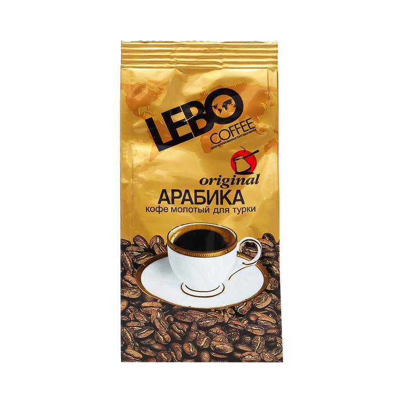 Ground coffee "Lebo" original arabica 100g
