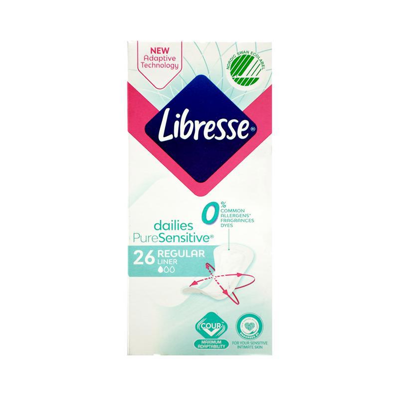 Daily pads "Libresse" pure sensitive 26pcs