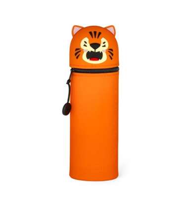 2-in-1 Soft Silicone Pencil Case - Kawaii-TIGER
