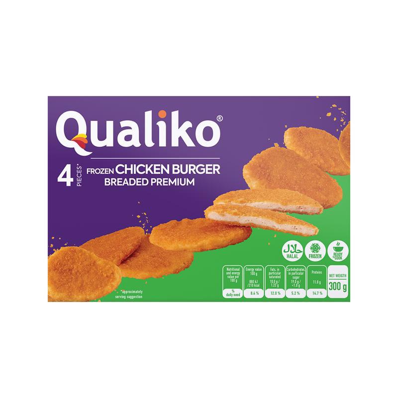 Կոտլետ հավի բուրգերի համար «Քուալիկո» թաթախուկով 4հտ 300գր