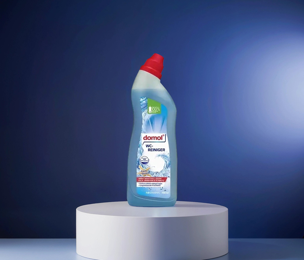 DOMOL TOILET CLEANER WITH FRESH OCEAN SCENT, 750 ML