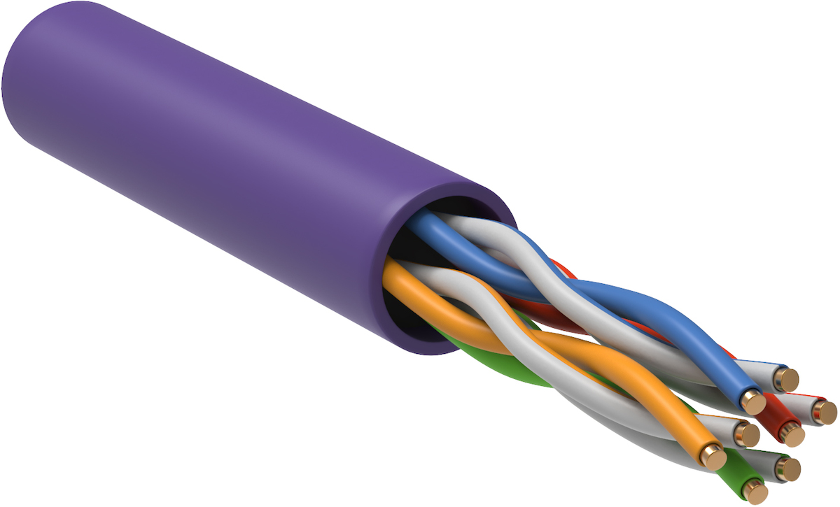 Մալուխ UTP Cable ITK cat5 LC1-C5E04-126 Purple