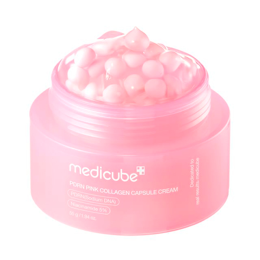 Medicube PDRN pink collagen capsule cream
Կապսուլային խոնավացնող քսուք
50 մլ