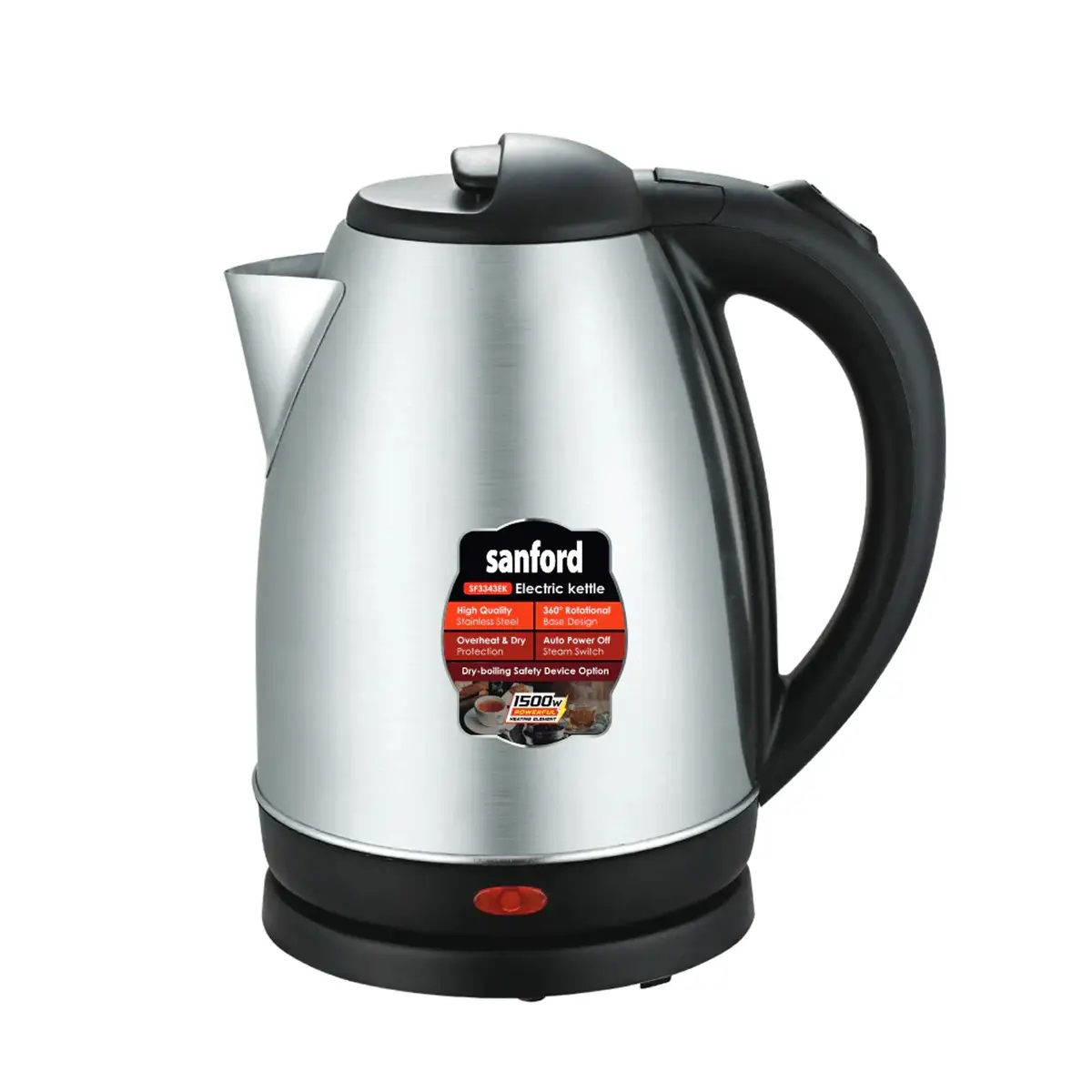 Թեյնիկ Sanford Stainless Steel Electr Kettle 1.8L SF3343EK