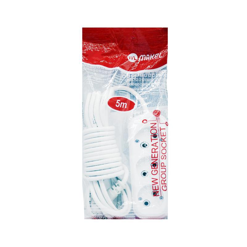 Удлинитель Makel 3роз. 5м