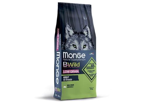 Monge Bwild Չոր կեր՝ վայրի խոզի մսով շների համար, 1կգ