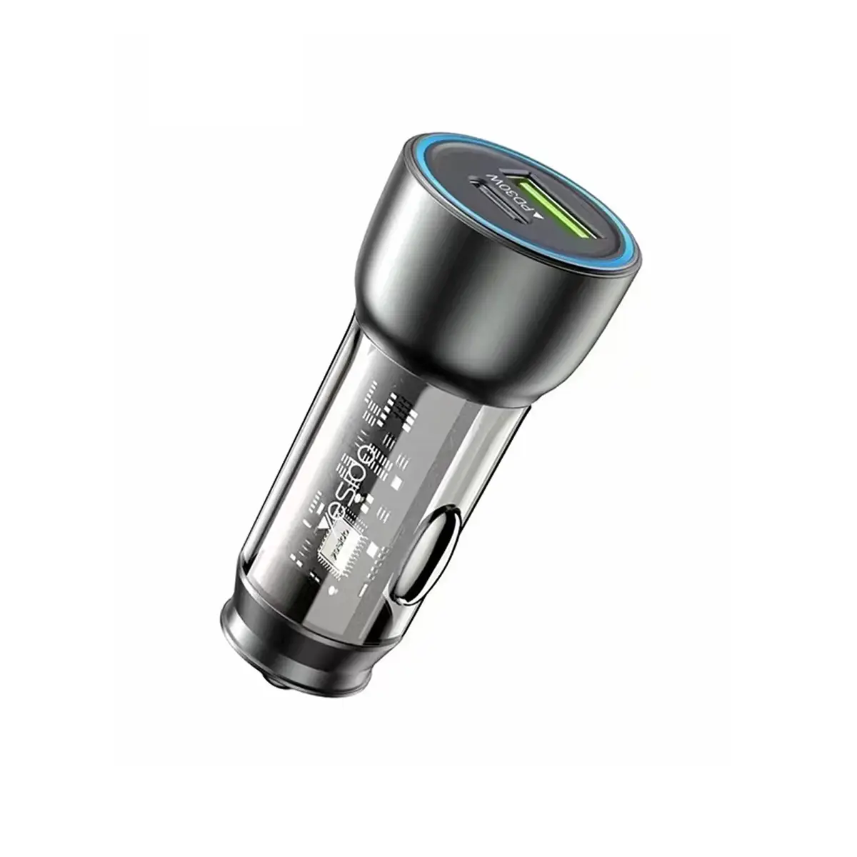 Մեքենայի լիցքավորիչ  Yesido Y49 USB-C 30W/ USB-A QC3.0 18W