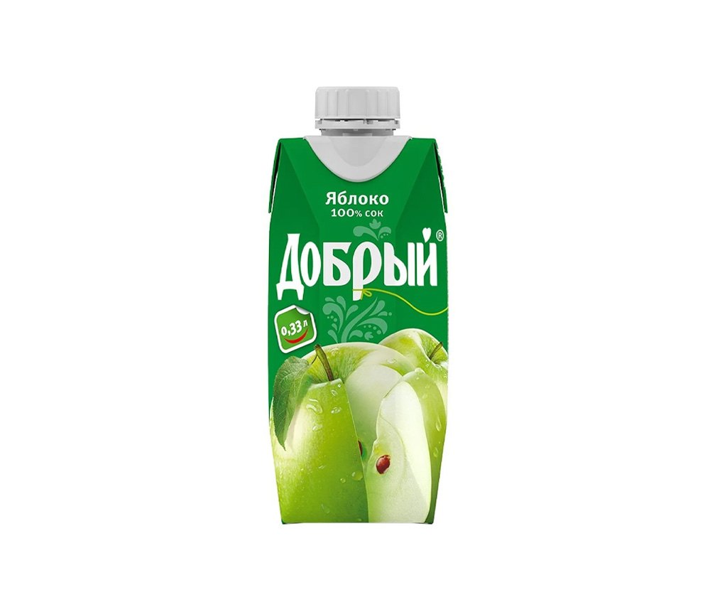 Natural juice Dobry (apple) 0.33l