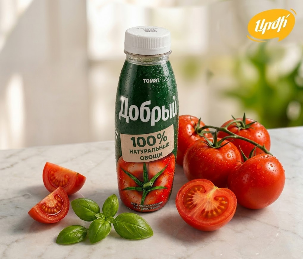 Natural juice Dobry (Tomato) 0.33l