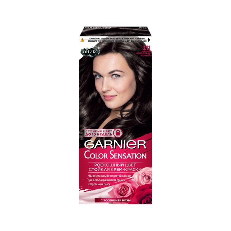 Hair dye "Garnier Color Sensation" 3.11 ash black
