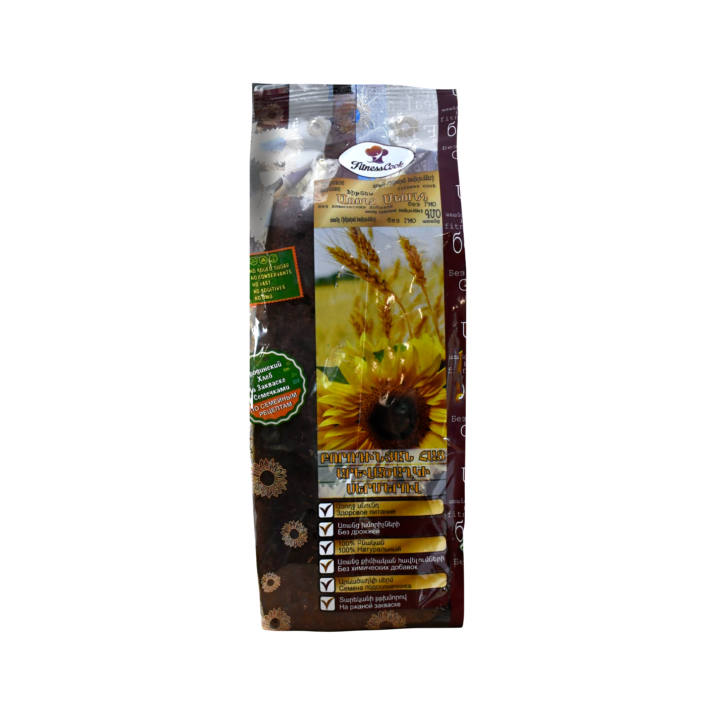 Borodinsky bread "Fitness Cook" sunflower 400g