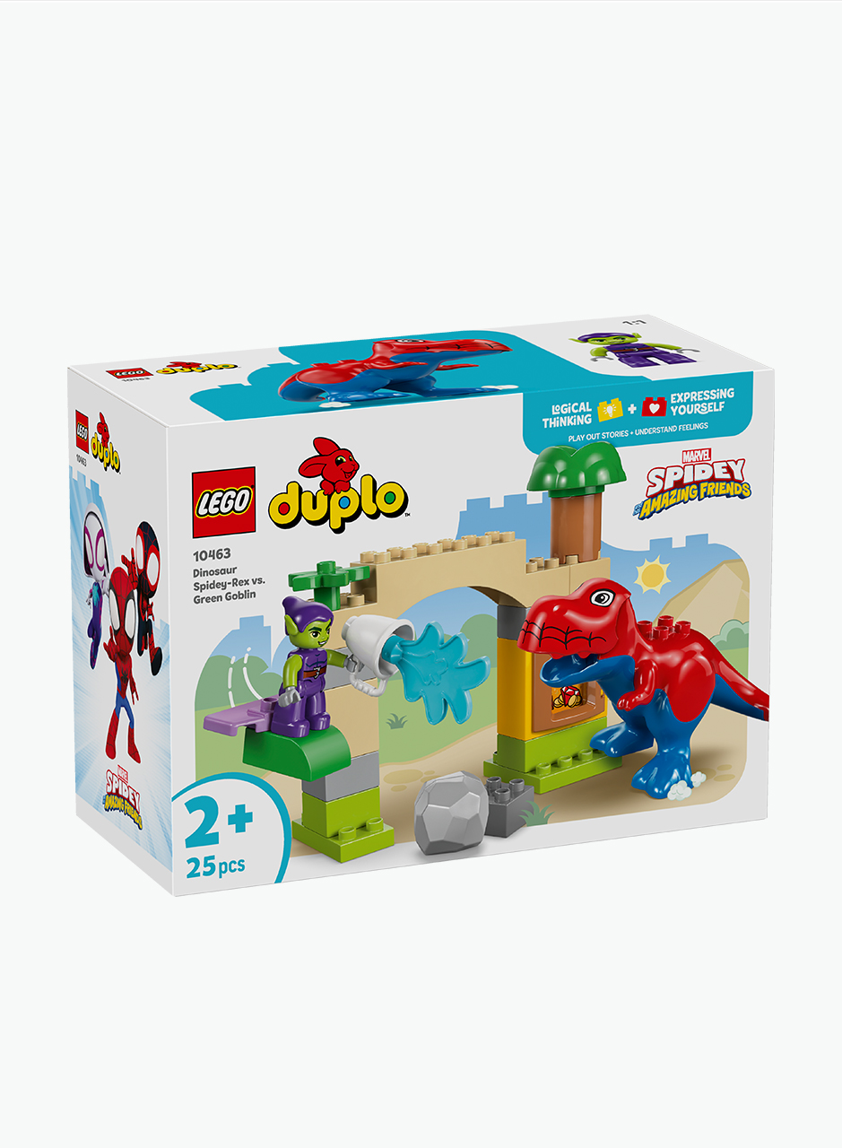 Lego Կառուցողական խաղ Duplo «Դինոզավր Սփայդի-Ռեքսն ընդդեմ Կանաչ Գոբլինի»