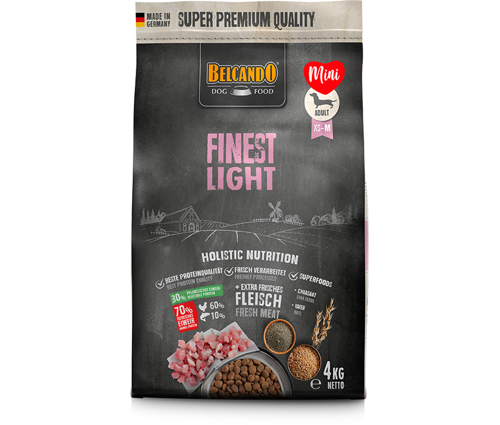 Dry food for dogs BELCANDO Finest Light 4 kg 
